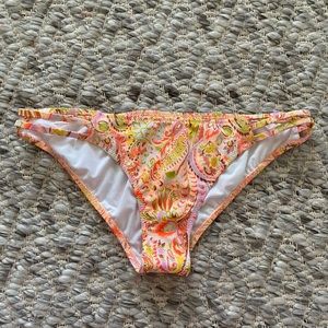 Victoria’s Secret Orange Paisley Bikini Bottom